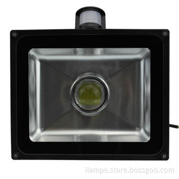 Shenzhen Lamp Manufacture 30W LED Flood Lighting with Sensor and Lens